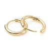 Brass Huggie Hoop Earrings KK-C024-16B-KCG-2