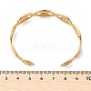 304 Stainless Steel Cuff Bangles for Women BJEW-B120-04G-01-5