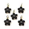 Brass Enamel Charms KK-Z114-23G-2