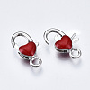 Alloy Enamel Lobster Claw Clasps PALLOY-Q441-031B-RS-4
