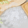 200Pcs 2 Styles Plastic Pegboard Hooks Stoppers FIND-FH0011-20-4