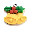 Christmas Theme Opaque Resin Pendants RESI-F054-B05-1