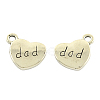 Tibetan Style Alloy Family Charms TIBEP-5414-AS-FF-1