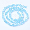 Electroplate Glass Beads Strands EGLA-A034-J3mm-B05-2