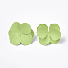 Spray Painted Iron Stud Earring Settings IFIN-N004-01E-1
