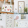 8Pcs 8 Styles Rectangle Plastic Window Stickers DIY-WH20015-003-6