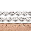 304 Stainless Steel Heart Link Chains CHS-Q009-03P-02-3