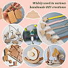 1 Set Unfinished Wooden Chips WOOD-OC0003-98C-6