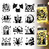 12 Style Non-Self-Adhesive Silhouette Paper AJEW-WH0345-0002-1