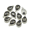 Alloy Glass Charms PALLOY-T028-7x10mm-03-1