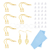 6Pairs 925 Sterling Silver Earring Hooks STER-UN0001-44G-1