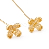 Brass Flower Head Pins FIND-B009-05G-3
