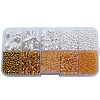 DIY 10 Style ABS & Acrylic Beads Jewelry Making Finding Kit DIY-N0012-05J-1
