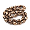 Synthetic Non-magnetic Hematite Beads Strands G-P545-G02-01D-2