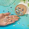 40Pcs Alloy Enamel Charms ENAM-PJ0001-15-6