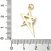 Rack Plating Brass Micro Pave Cubic Zirconia Pendants KK-K392-40G-3