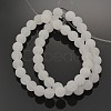Natural White Jade Round Beads Strands G-G735-08F-6mm-2