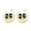 Saint Patrick's Day Alloy Enamel Pendants ENAM-T023-12B-1