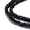 Natural Black Tourmaline Beads Strands G-P457-B01-02D-2