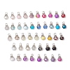 5Pcs Glass Pendants PALLOY-JF03284-1