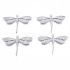 Non-Tarnish 304 Stainless Steel Pendant Rhinestone Settings STAS-N098-196P-2