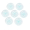 Transparent Resin Pendants RESI-N030-004B-1