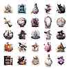 50Pcs Halloween Witch Theme PVC Self-adhesive Cartoon Stickers STIC-PW0015-01-2