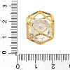 Brass & Glass Pendants KK-CBA74BF-04G-01-3