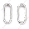 925 Sterling Silver Spring Gate Rings STER-K173-18S-1