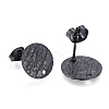 304 Stainless Steel Stud Earring Findings STAS-M228-U01-02B-2