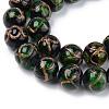 Handmade Gold Sand Lampwork Beads LAMP-S194-007A-05-3