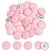 30Pcs Imitation Leather Snap Bottons BUTT-NB0001-90G-1