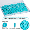 Flat Round Handmade Polymer Clay Beads CLAY-SC0001-58B-01-2
