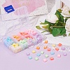 240Pcs 8 Colors Opaque Acrylic Multi-Strand Links MACR-YW0001-45-7