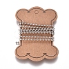 Tarnish Resistant 304 Stainless Steel Ball Chains CHS-E021-13G-P-3