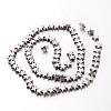 Electroplate Non-magnetic Synthetic Hematite Bead Strands G-F300-24B-01-2