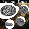 1Pc Zinc Alloy Buckles AJEW-GF0012-89AS-6