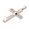 Non-Tarnish 304 Stainless Steel Big Pendants STAS-Z080-13P-2