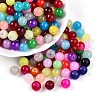 Baking Paint Imitation Jade Glass Beads DGLA-Q021-8mm-M-1