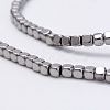 Electroplate Non-Magnetic Synthetic Hematite Strands G-K259-19-1