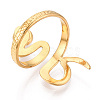 Snake 304 Stainless Steel Cuff Ring Components X-STAS-T066-28G-3