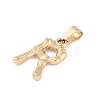 304 Stainless Steel Pendants LS-STAS-F235-01G-R-2