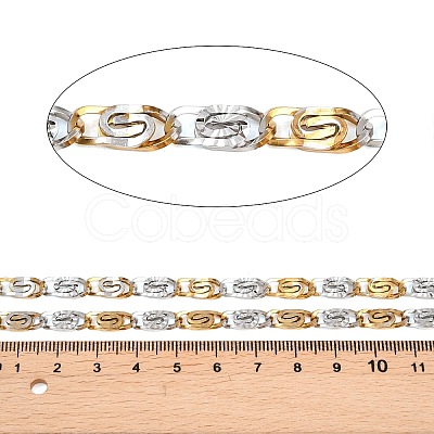Two Tone 304 Stainless Steel Lumachina Chains CHS-P028-05A-1