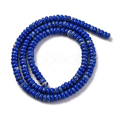Synthetic Imperial Jasper Dyed Beads Strands G-K343-C39-06-1