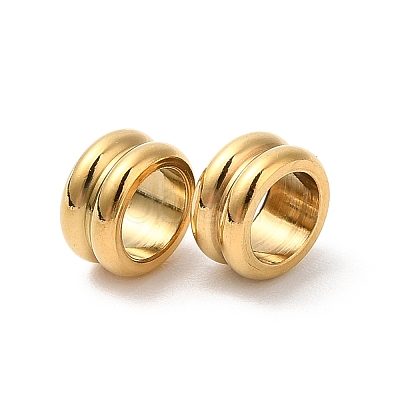 304 Stainless Steel European Beads LS-STAS-H214-05G-1