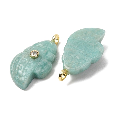 Natural Mixed Stone Carved Pendants G-H357-05G-1