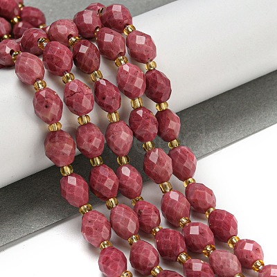 Natural Rhodonite Beads Strands G-N342-55-1