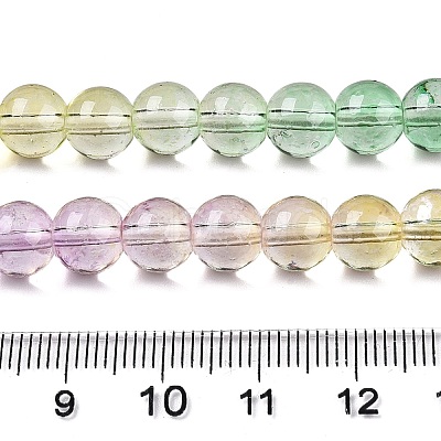 Baking Paint Transparent Glass Beads DGLA-M001-8mm-02-1
