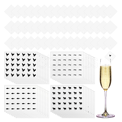 Blank Paper Wine Glass Tags CDIS-OC0001-07B-1