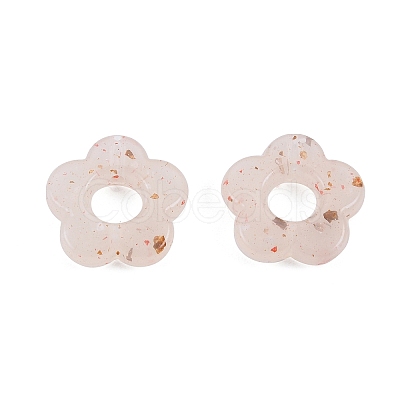 Marbled Stone Style Opaque Acrylic Beads OACR-G009-06B-1